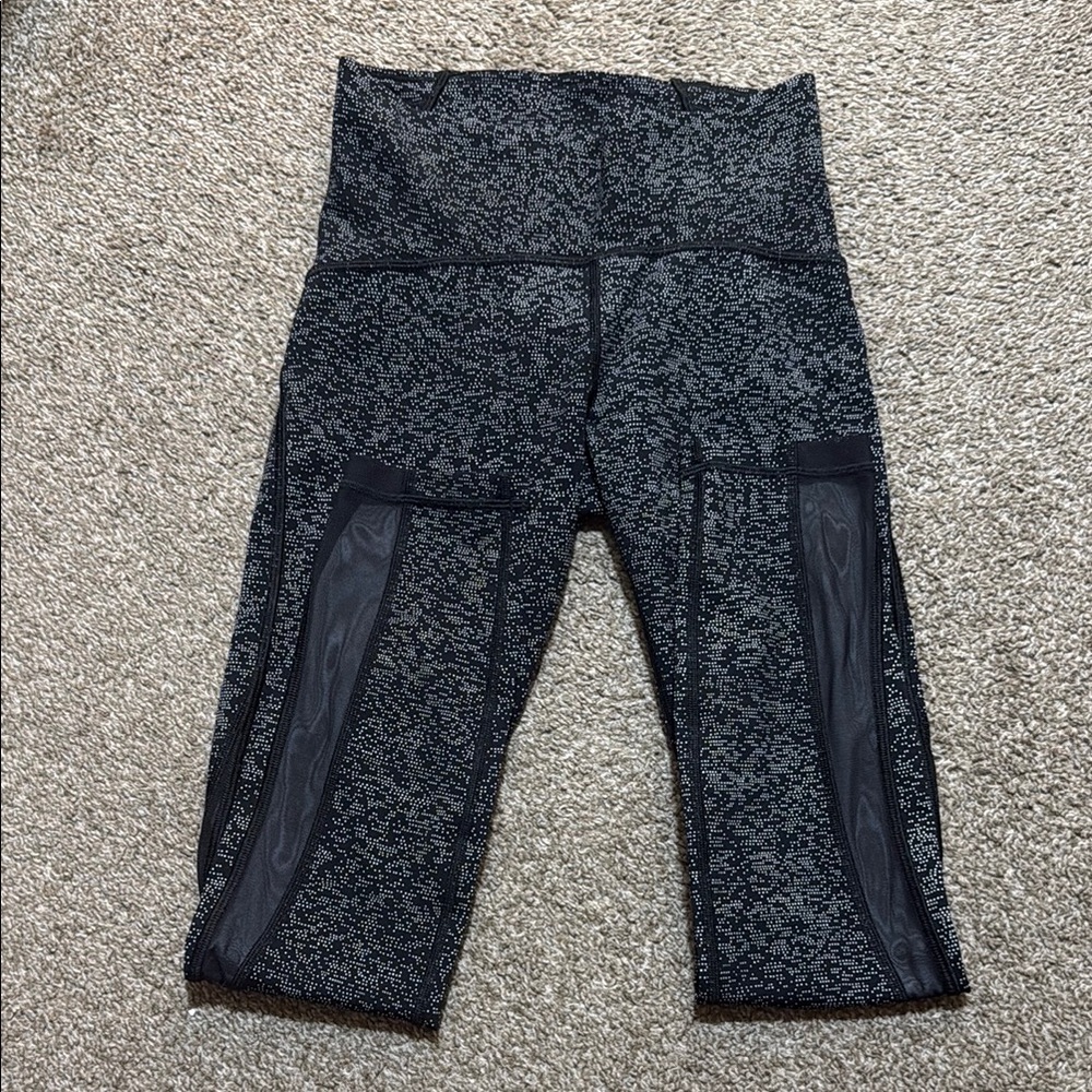 lululemon athletica Black and Gray Leggings